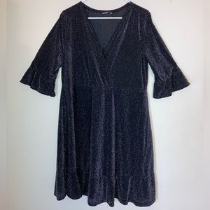 SHEIN Black Sparkly Dress